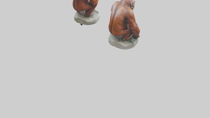 Orangutan statue model 3D model