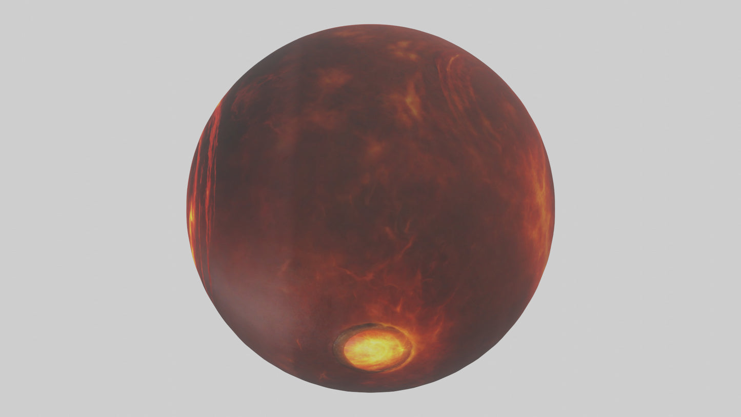 Orb of Fire model 3D model