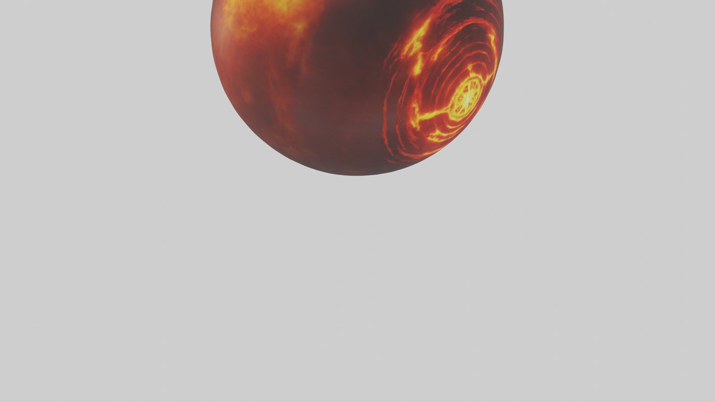 Orb of Fire model 3D model