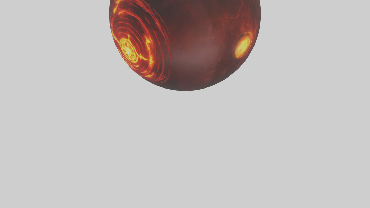 Orb of Fire model 3D model