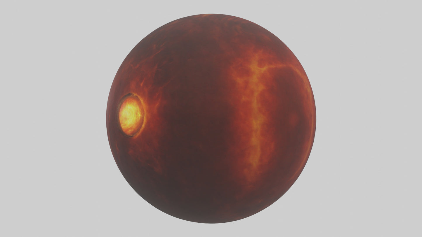 Orb of Fire model 3D model