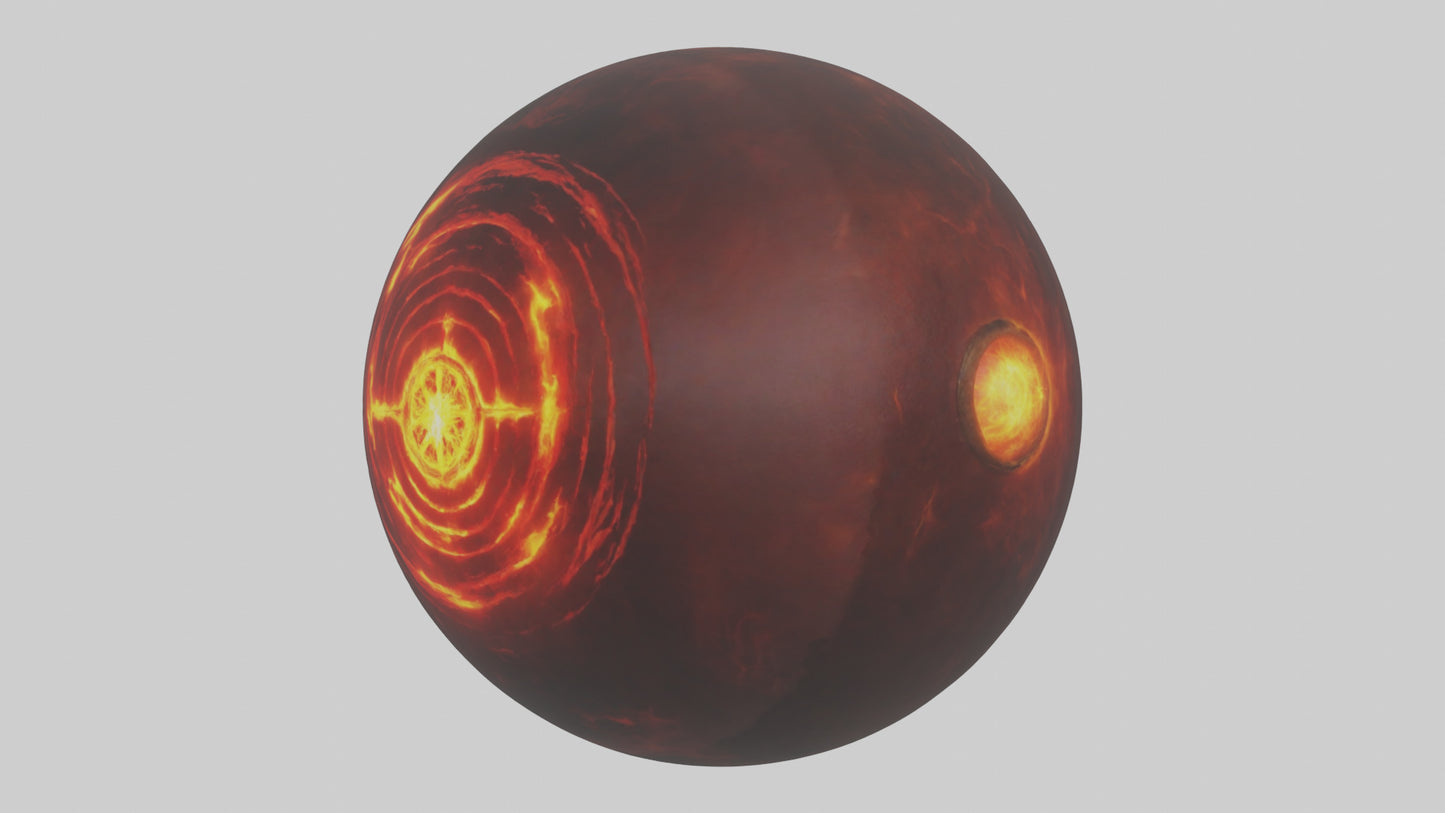 Orb of Fire model 3D model