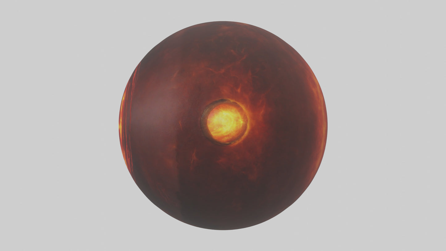 Orb of Fire model 3D model