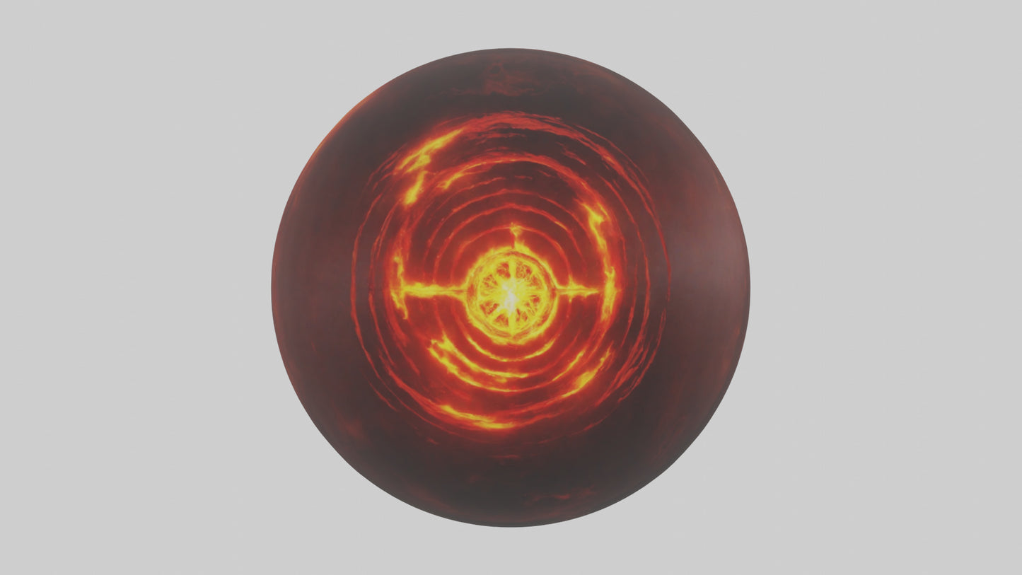Orb of Fire model 3D model