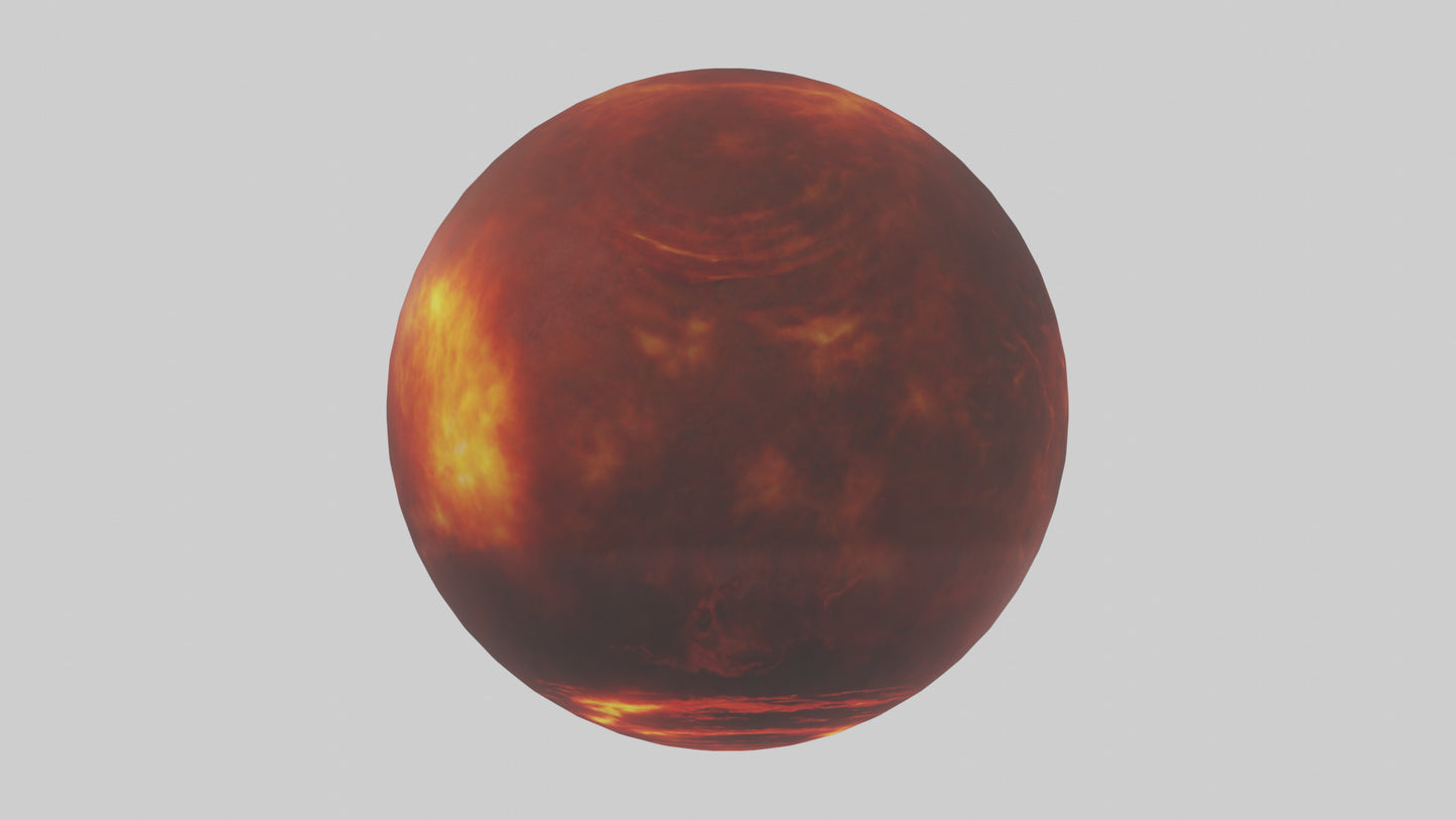 Orb of Fire model 3D model