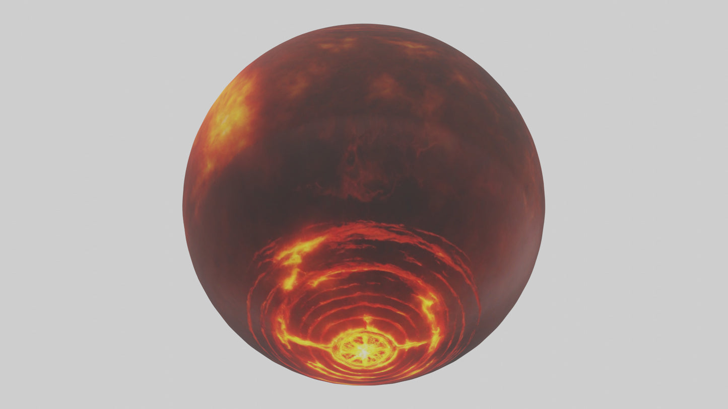 Orb of Fire model 3D model