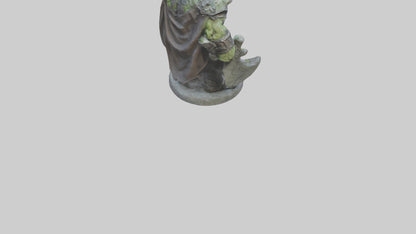 Orc King statue model VR / AR / low-poly