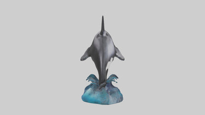 Orca Whale statue model 3D model