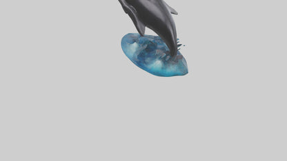 Orca Whale statue model 3D model