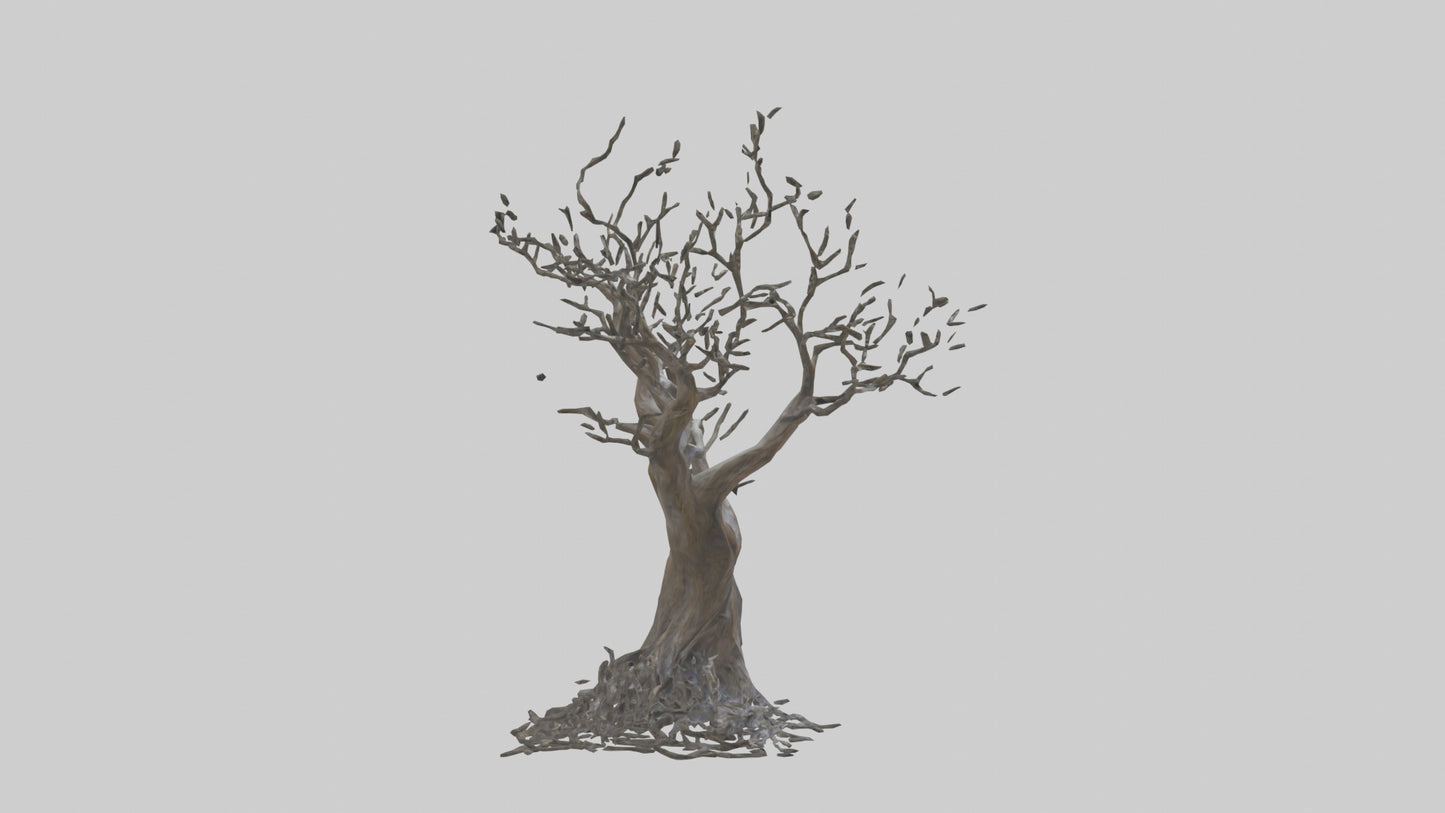 Organic Branches Statue model 3D model
