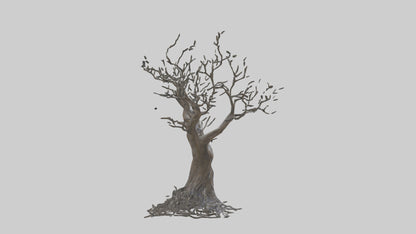 Organic Branches Statue model 3D model