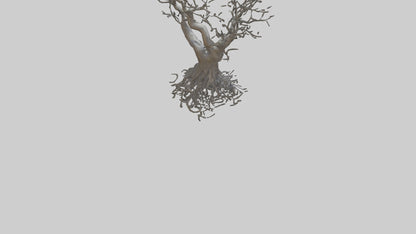 Organic Branches Statue model 3D model