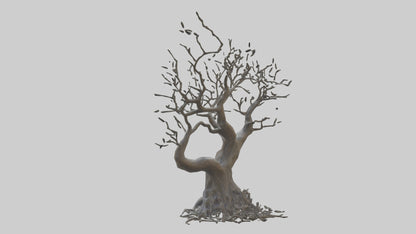 Organic Branches Statue model 3D model