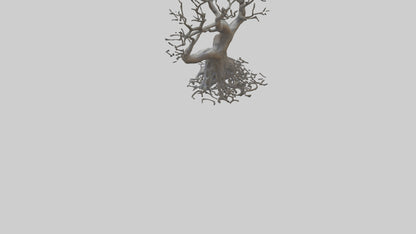 Organic Branches Statue model 3D model