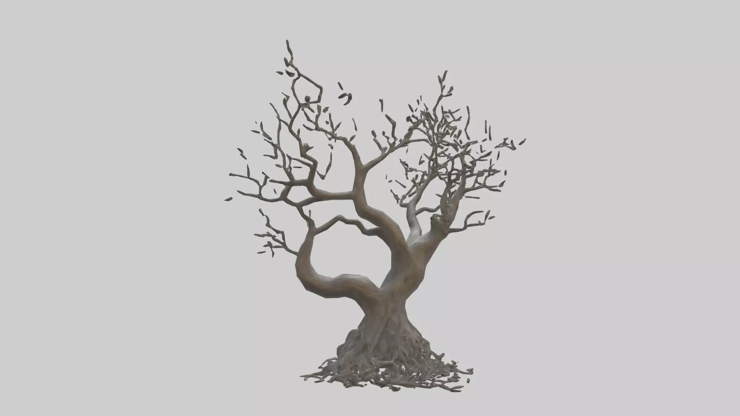 Organic Branches Statue model 3D model