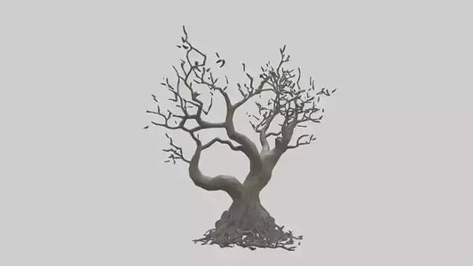 Organic Branches Statue model 3D model