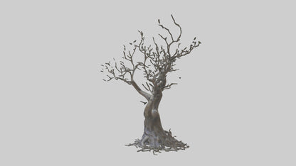 Organic Branches Statue model 3D model