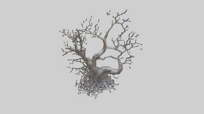 Organic Branches Statue model 3D model