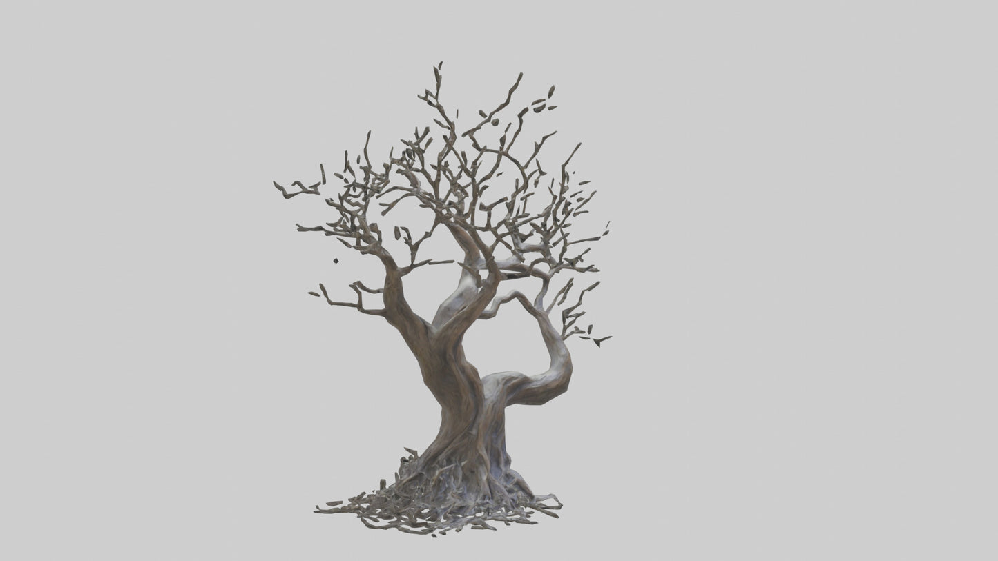 Organic Branches Statue model 3D model