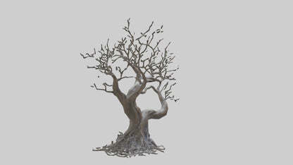 Organic Branches Statue model 3D model