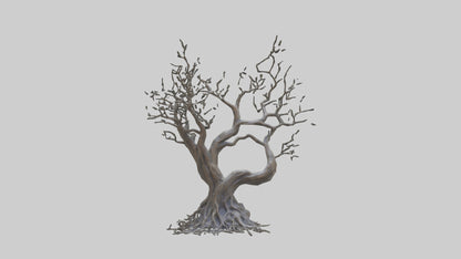 Organic Branches Statue model 3D model