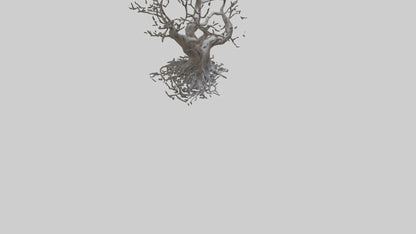 Organic Branches Statue model 3D model