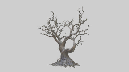 Organic Branches Statue model 3D model