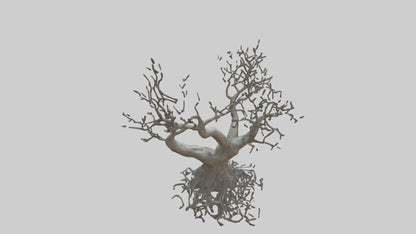 Organic Branches Statue model 3D model