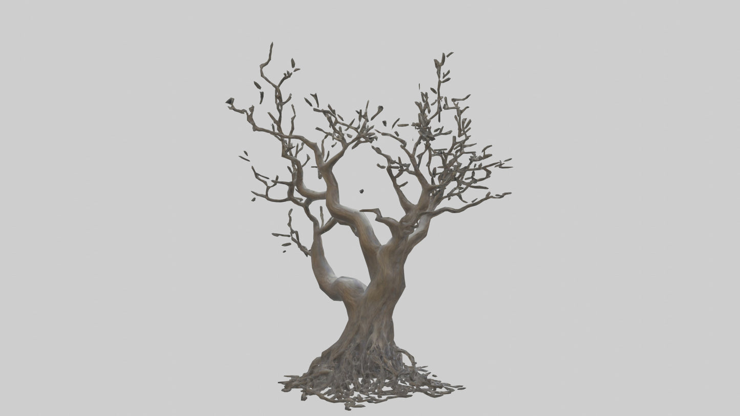 Organic Branches Statue model 3D model