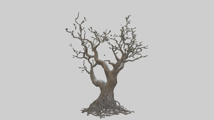 Organic Branches Statue model 3D model