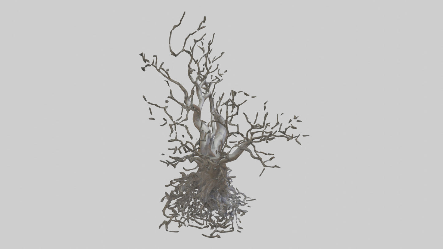Organic Branches Statue model 3D model