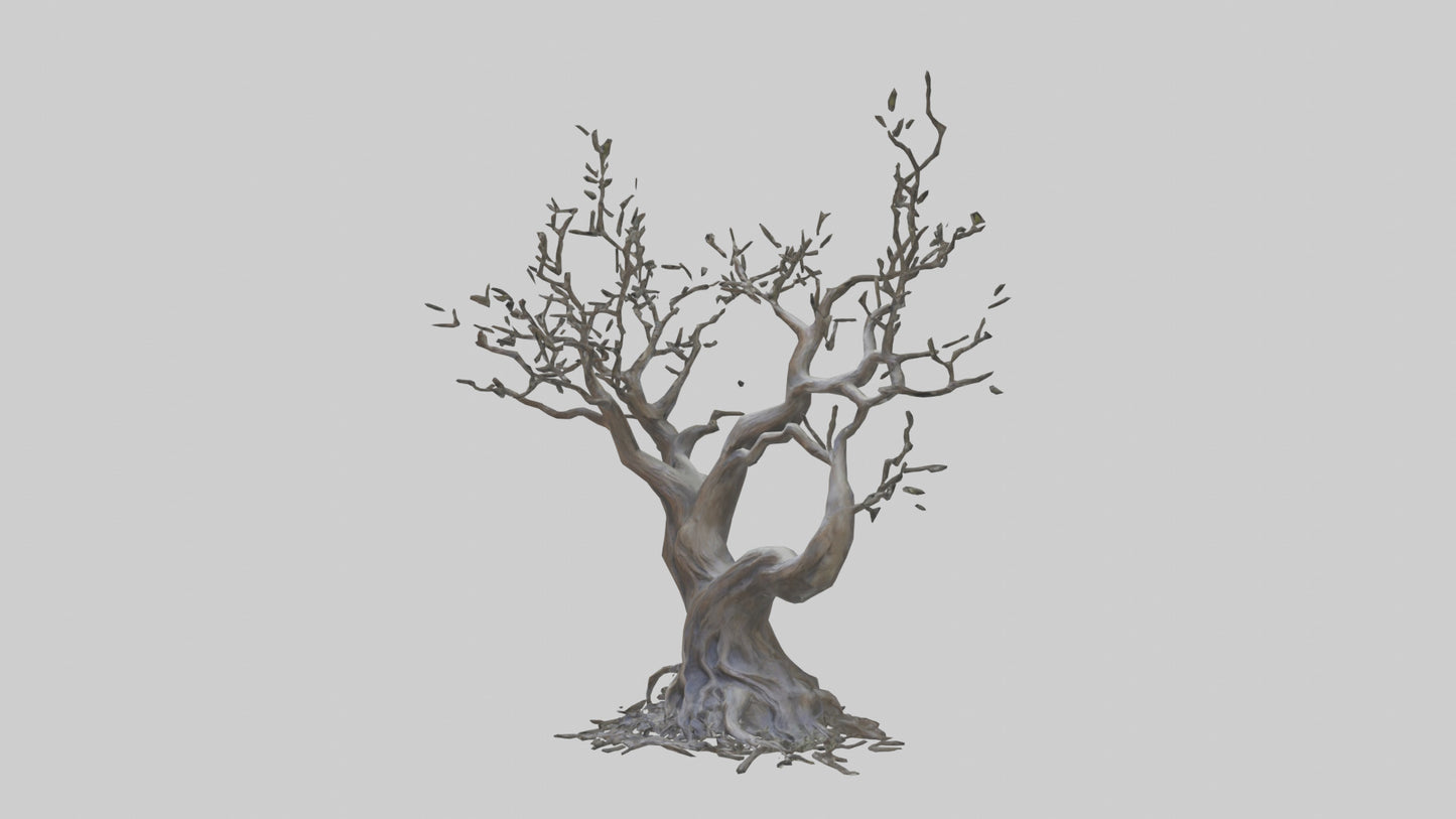 Organic Branches Statue model 3D model