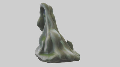 Organic Cascade statue model 3D model