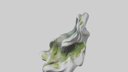Organic Cascade statue model 3D model