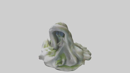 Organic Cascade statue model 3D model