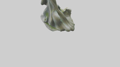 Organic Cascade statue model 3D model