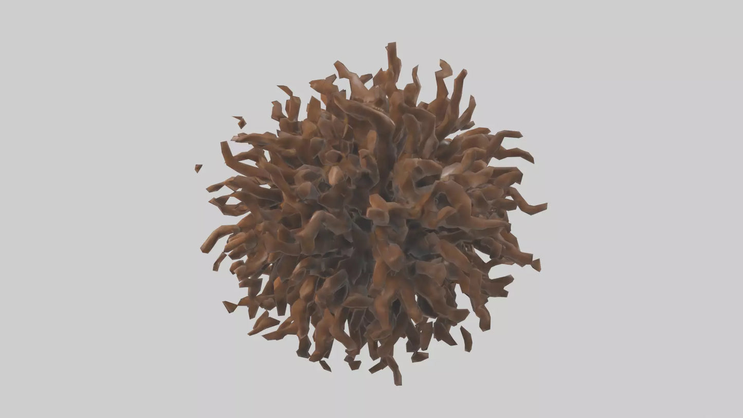 Organic Cluster Sculpture model 3D model