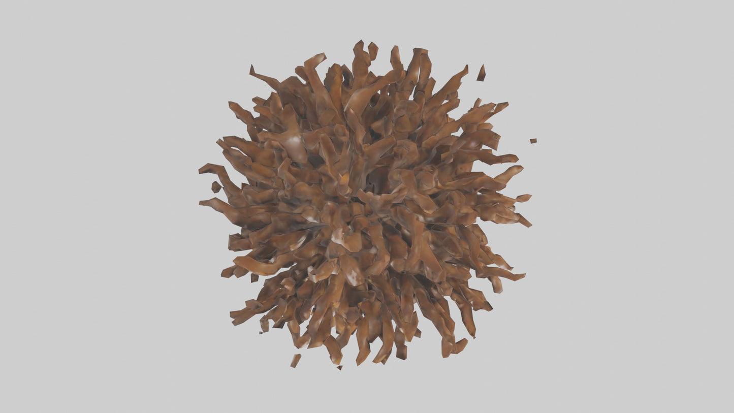 Organic Cluster Sculpture model 3D model