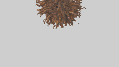 Organic Cluster Sculpture model 3D model