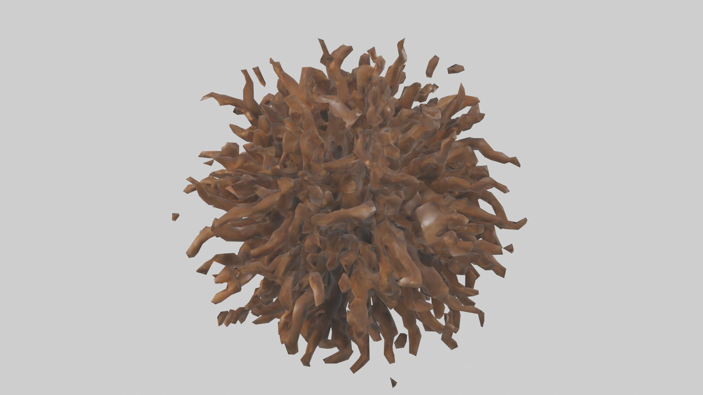 Organic Cluster Sculpture model 3D model