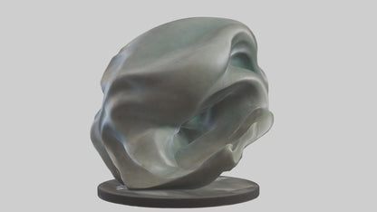 Organic Flow statue model 2 3D model