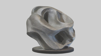 Organic Flow statue model 2 3D model