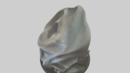Organic Flow statue model 2 3D model