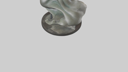 Organic Flow statue model 2 3D model