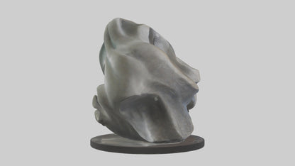 Organic Flow statue model 2 3D model