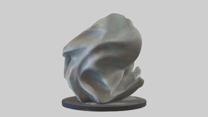 Organic Flow statue model 2 3D model