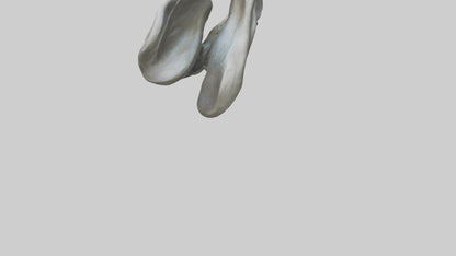 Organic Flow statue model VR / AR / low-poly