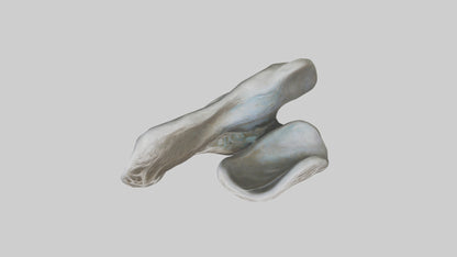 Organic Flow statue model VR / AR / low-poly