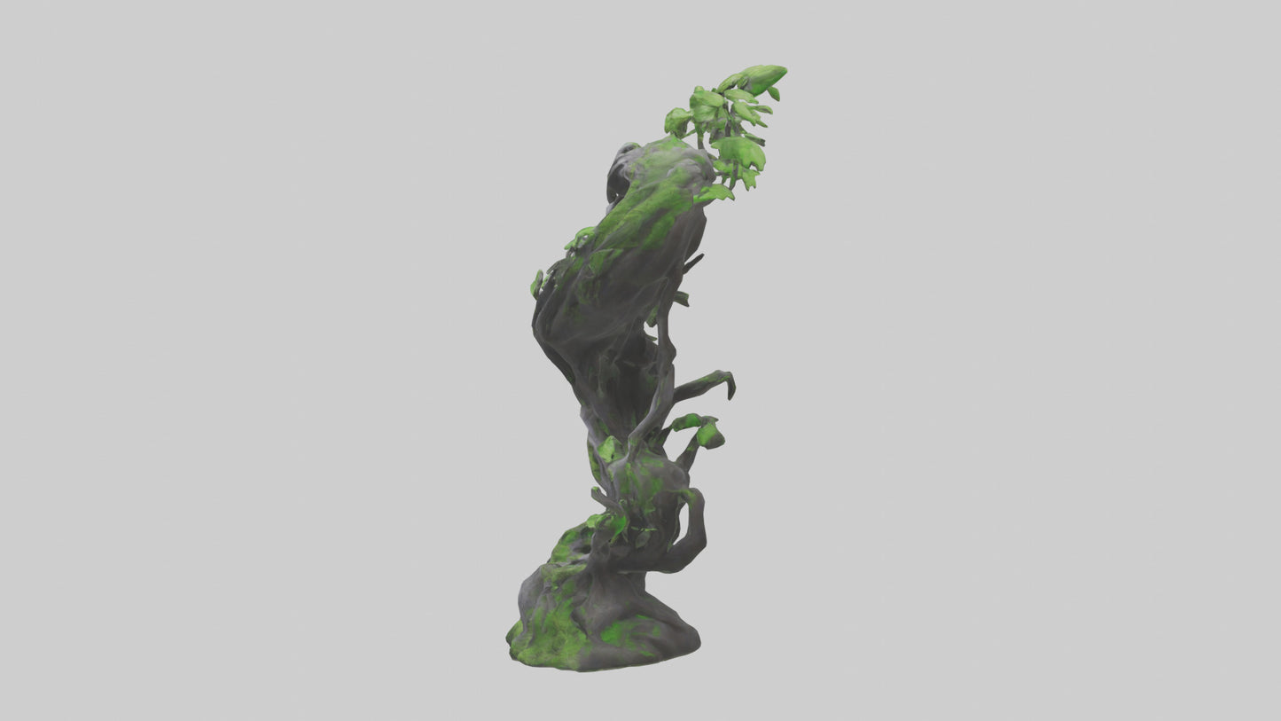 Organic Growth Tangle statue model 3D model