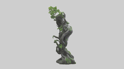 Organic Growth Tangle statue model 3D model